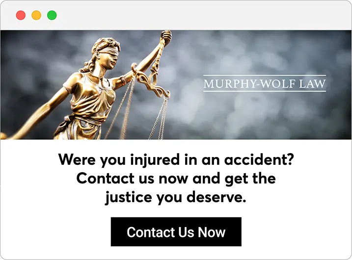 Landing page for a legal practice's website